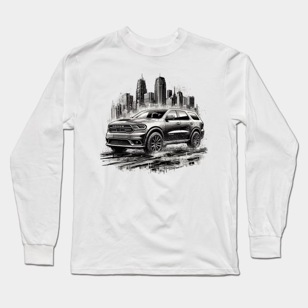 Dodge Durango Long Sleeve T-Shirt by Vehicles-Art